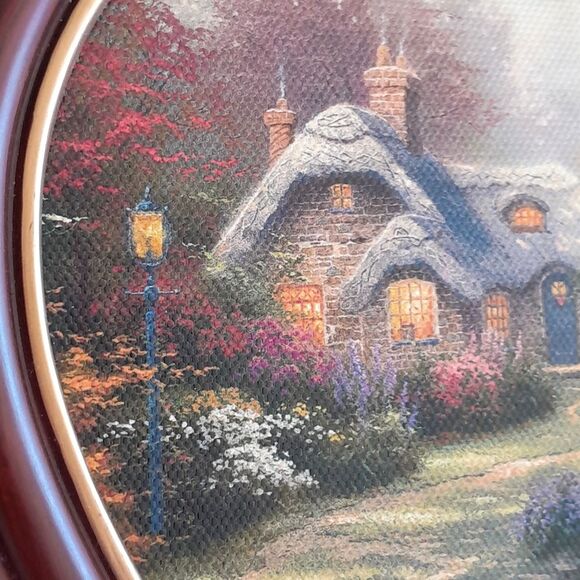 The Bradford Exchange Thomas Kinkrade Home Sweet Home Heart Shape Frame Wall Art - Picture 14 of 16